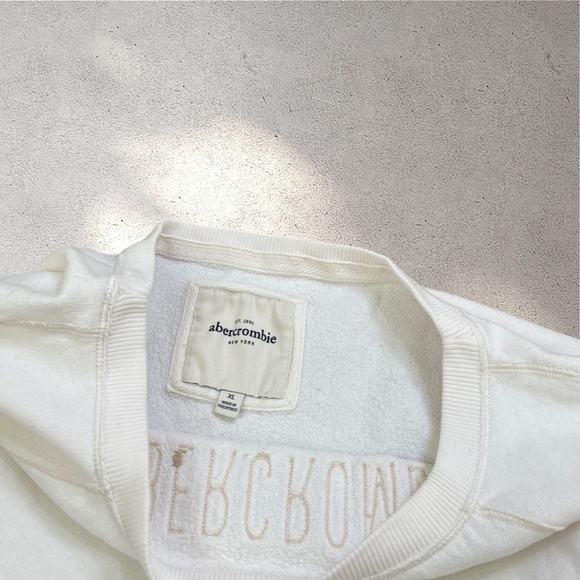 Vintage Y2K Abercrombie Wide Neck “92” Sweatshirt - Picture 6 of 7